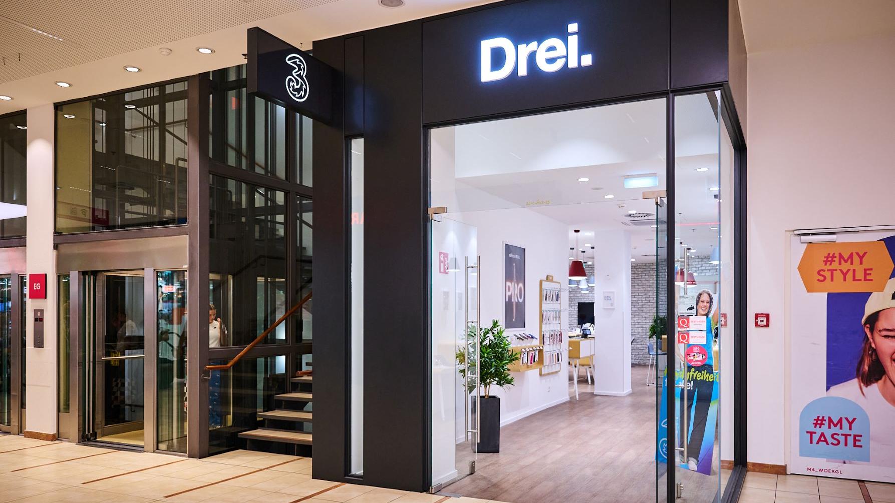 Drei Shop Wörgl M4, Salzburger Straße in Wörgl