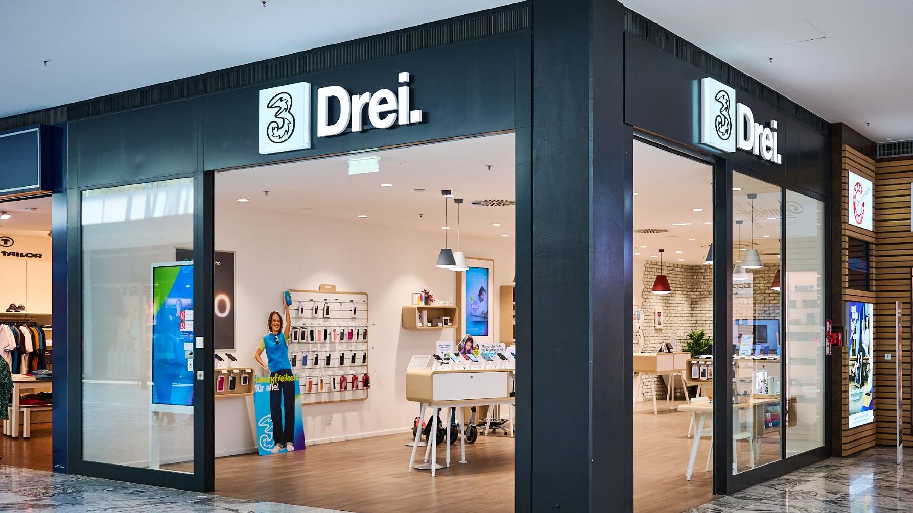 Drei Shop St. Pölten Traisenpark, Doktor-Adolf-Schärf-Straße in Sankt Pölten