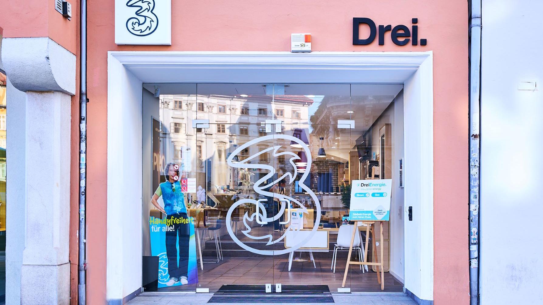 Drei Shop Graz Hauptplatz, Hauptplatz in Graz