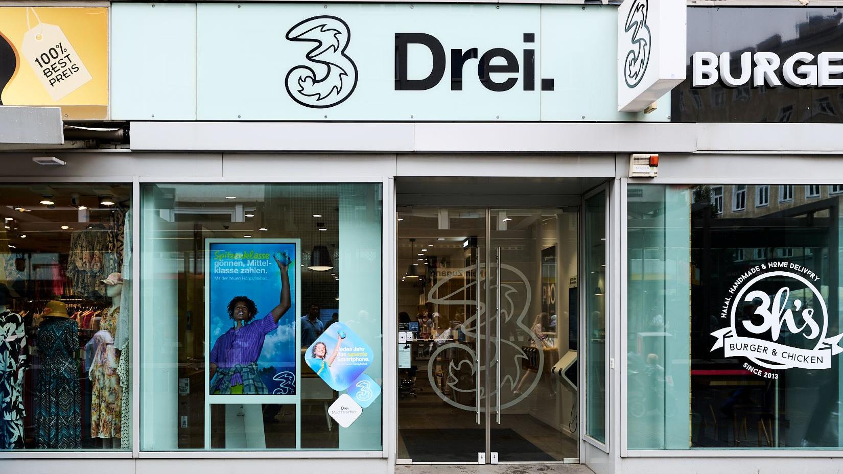 Drei Shop Wien Favoriten, Favoritenstraße in Wien