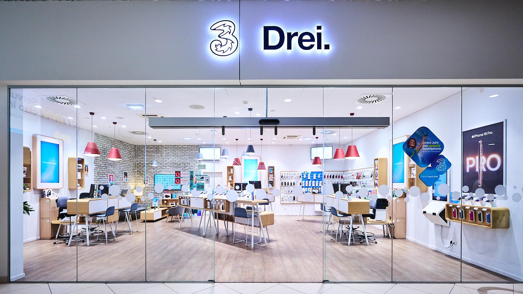 Drei Shop Wien Mitte - The Mall, Landstraßer Hauptstraße in Wien