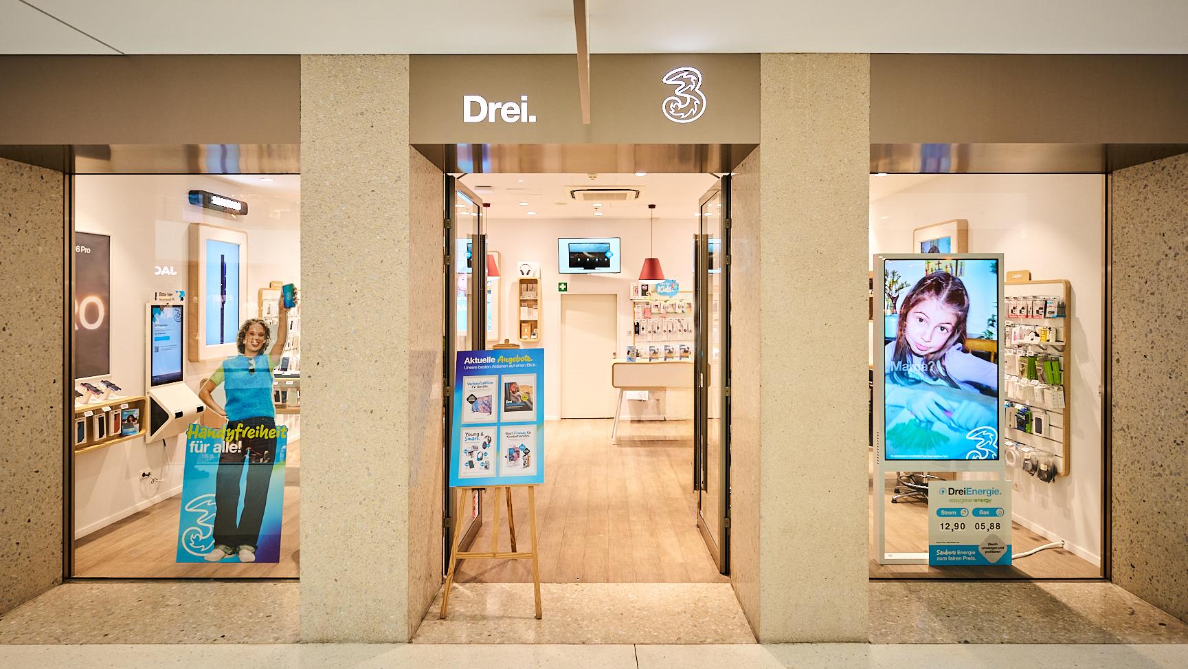 Drei Shop Innsbruck Kaufhaus Tyrol, Maria-Theresien-Straße in Innsbruck
