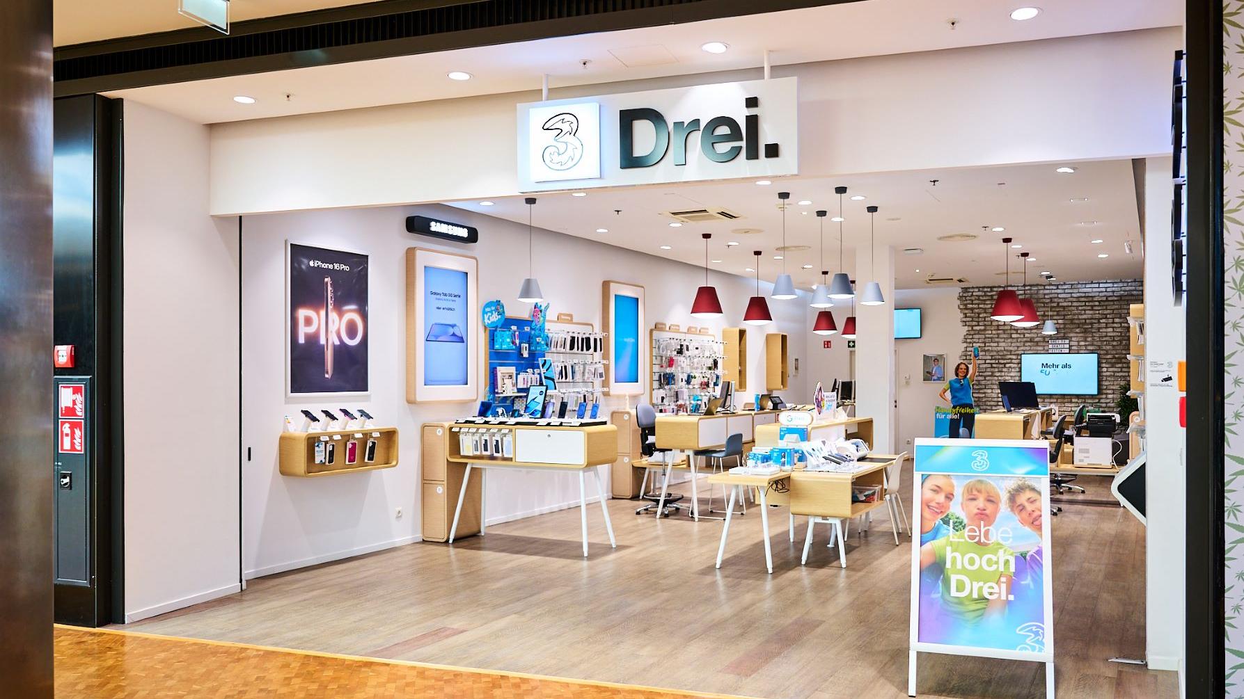 Drei Shop Wr. Neustadt Fischapark, Zehnergürtel in Wiener Neustadt