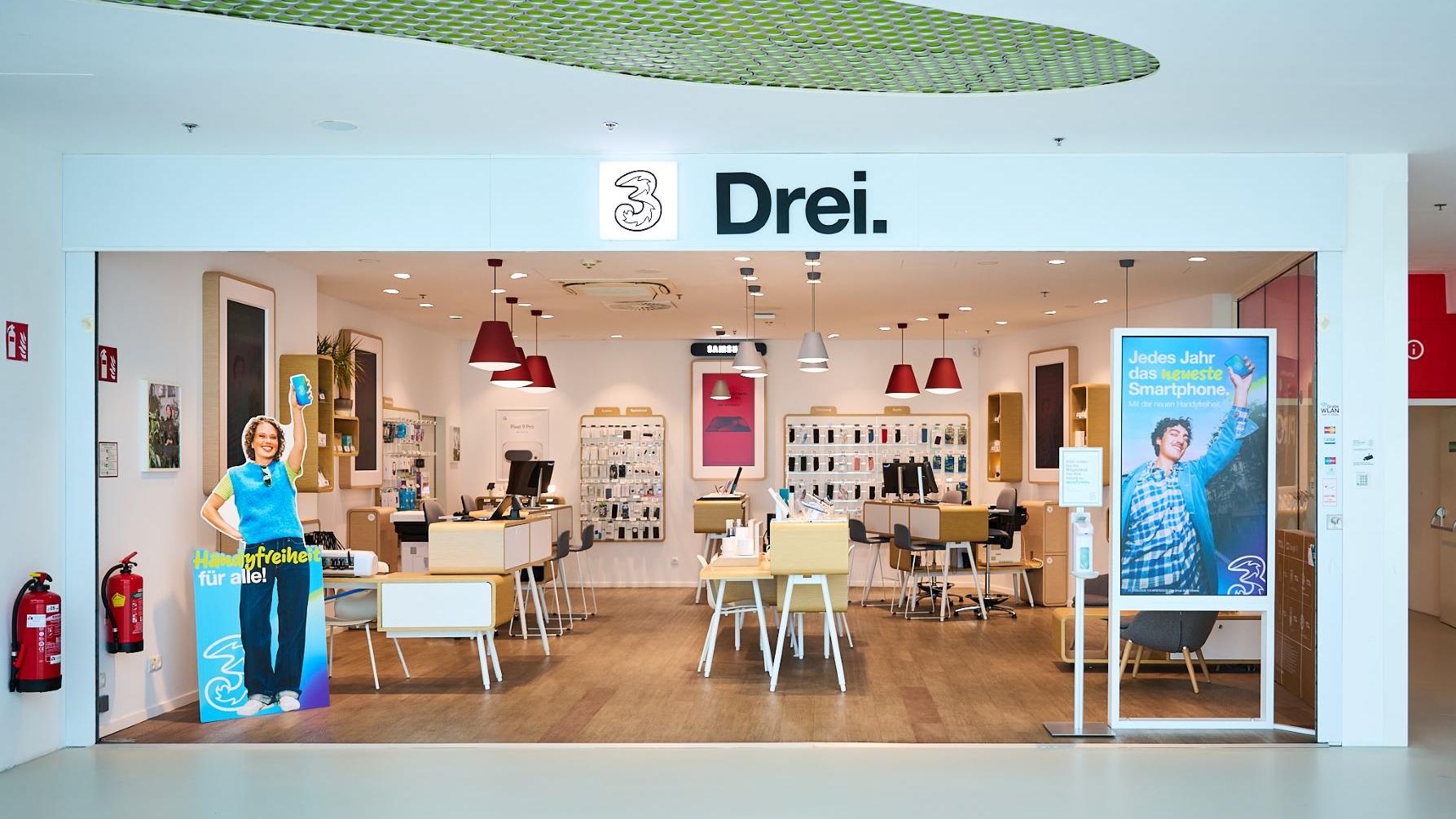 Drei Shop Krems ALEX, Wiener Straße in Krems an der Donau