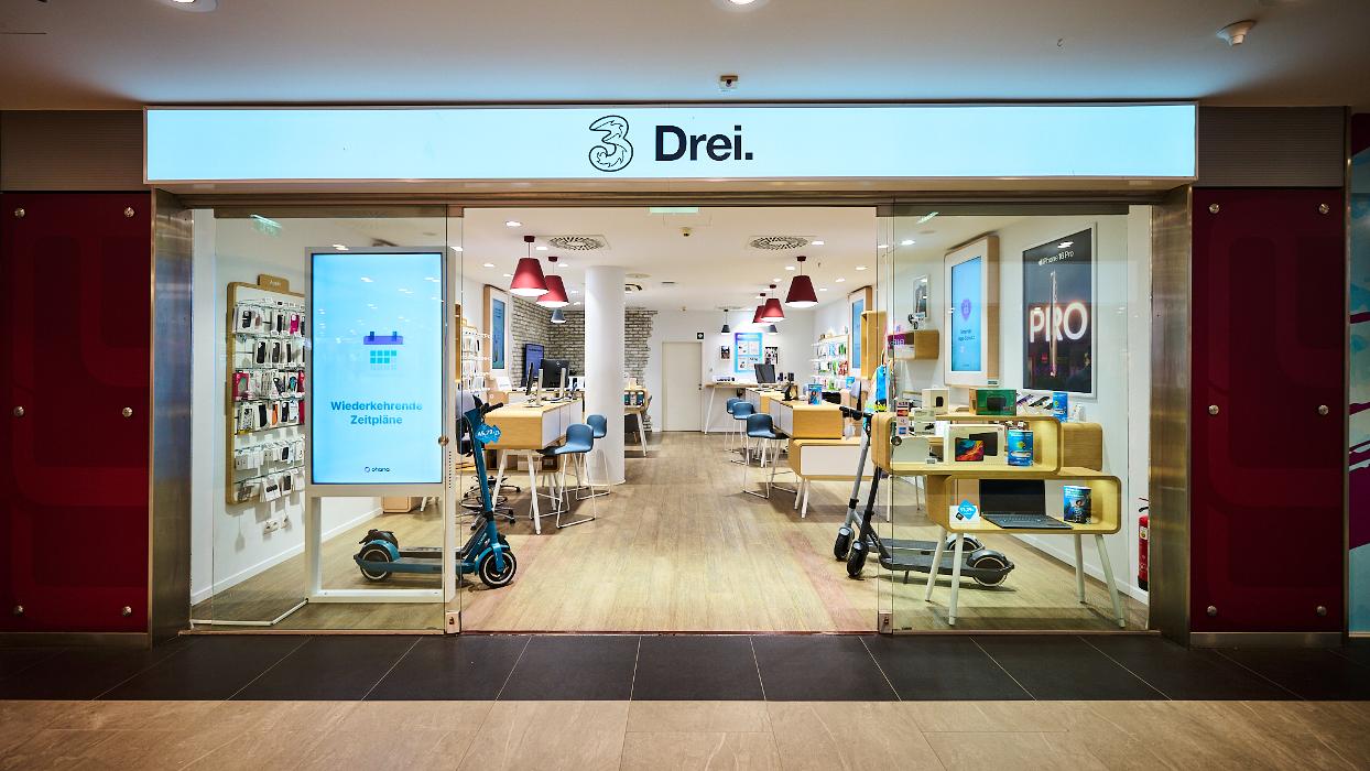 Drei Shop Amstetten City Center, Waidhofner Straße in Amstetten