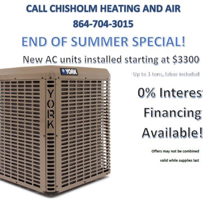 Chisholm Plumbing, Heating & Air Conditioning - Greer, SC