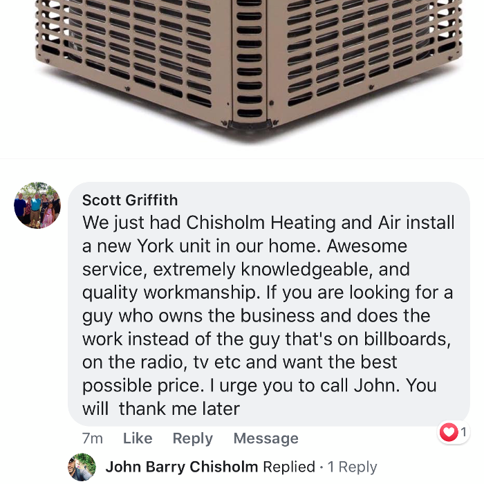 Chisholm Plumbing, Heating & Air Conditioning - Greer, SC