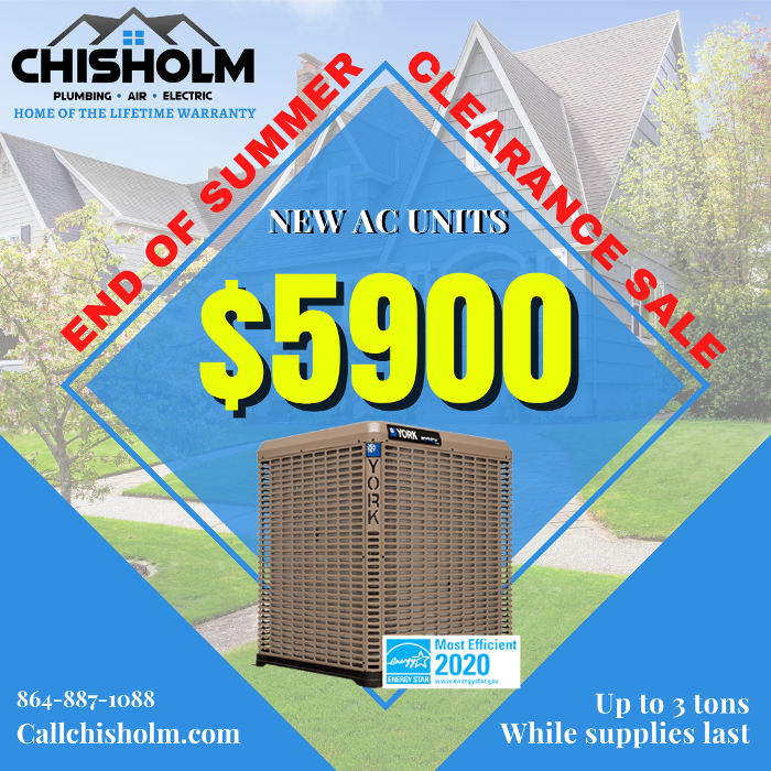 Chisholm Plumbing, Heating & Air Conditioning - Greer, SC