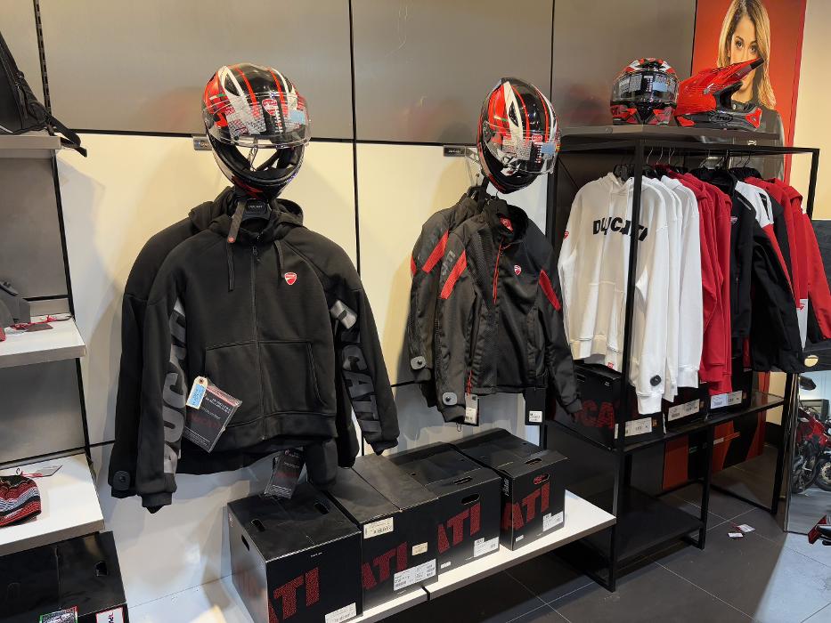 Ducati Merchandise; Helmets, Jackets, Gloves and etc