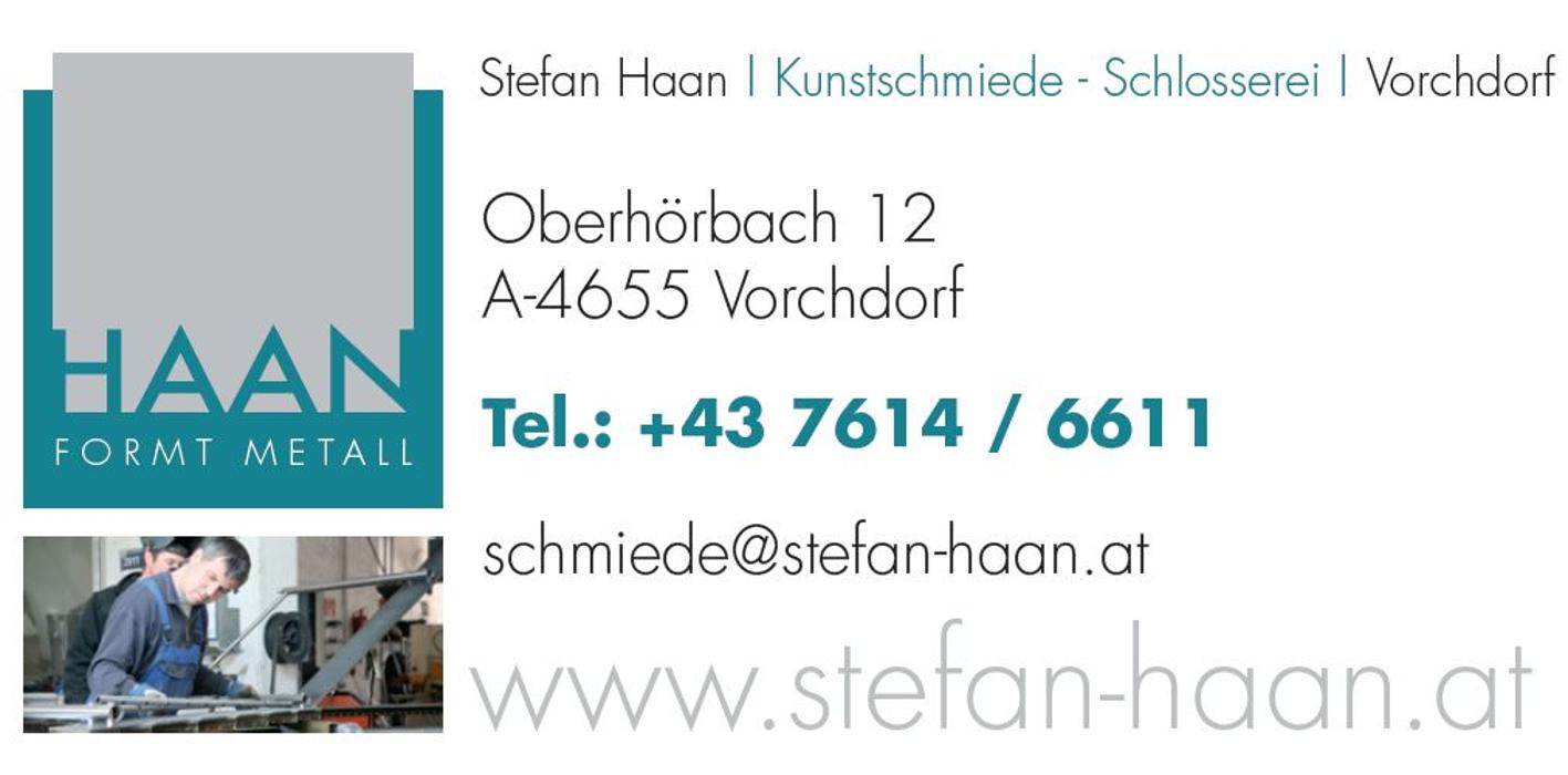 Stefan Haan - Kunstschmiede Schlosserei in Vorchdorf