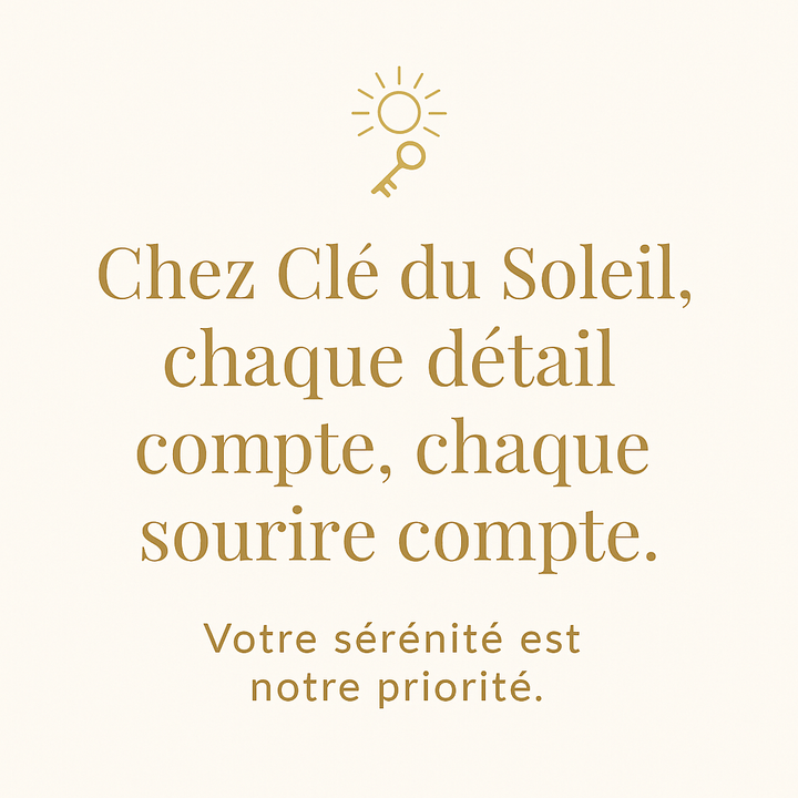 Clé du Soleil conciergerie hôtel