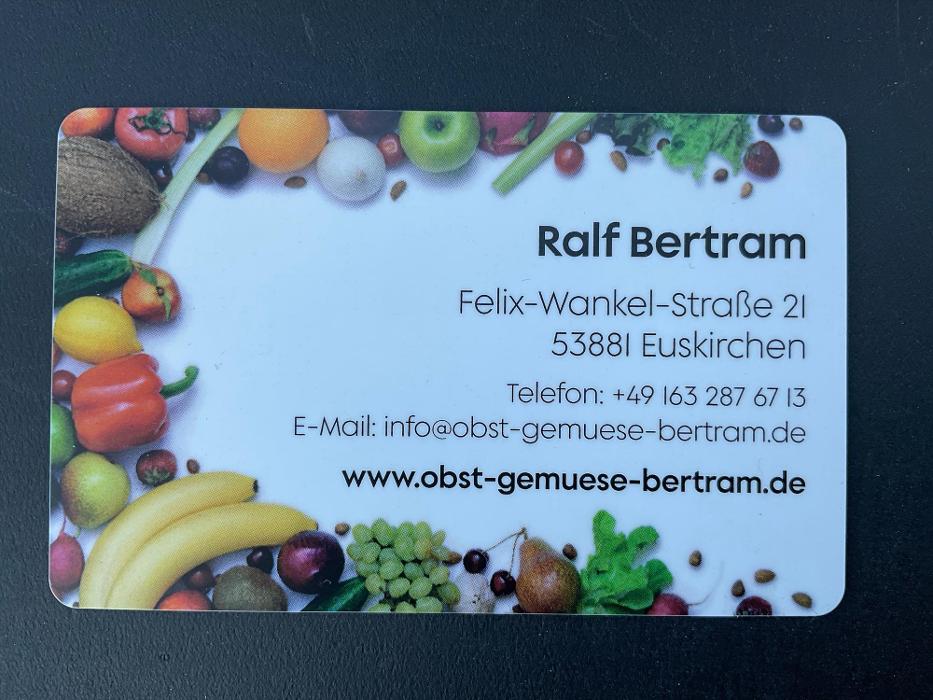 Ralf Bertram Obst- und Gemüsehandel, Felix-Wankel-Straße in Euskirchen