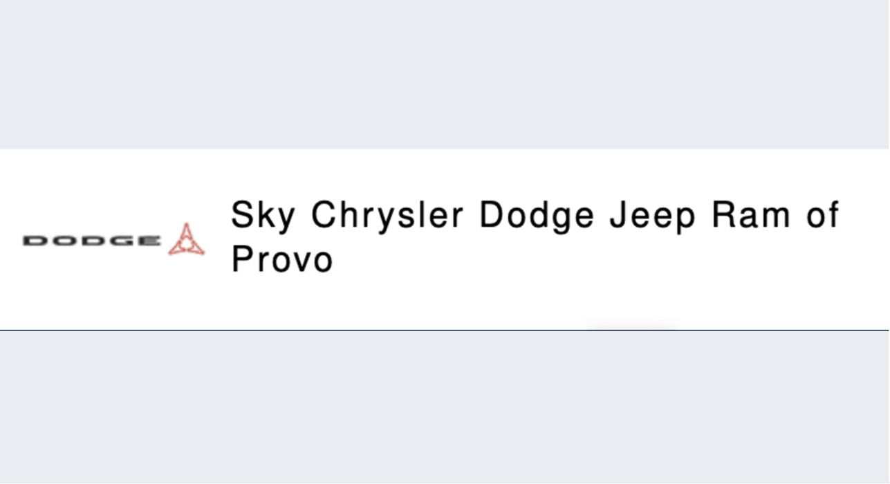 Chrysler Jeep Dodge Ram Provo Service Department - Provo, UT