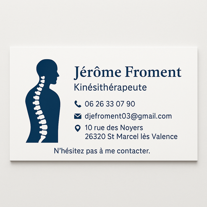 Froment Jérôme kiné, masseur kinésithérapeute