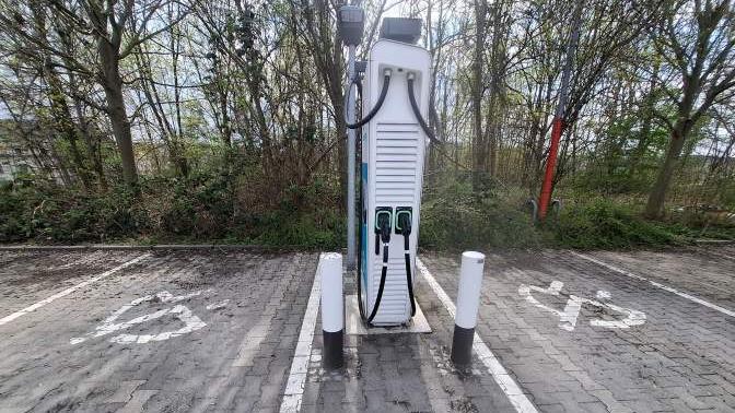 Shell Recharge Charging Station, Frankenberger Straße in Chemnitz
