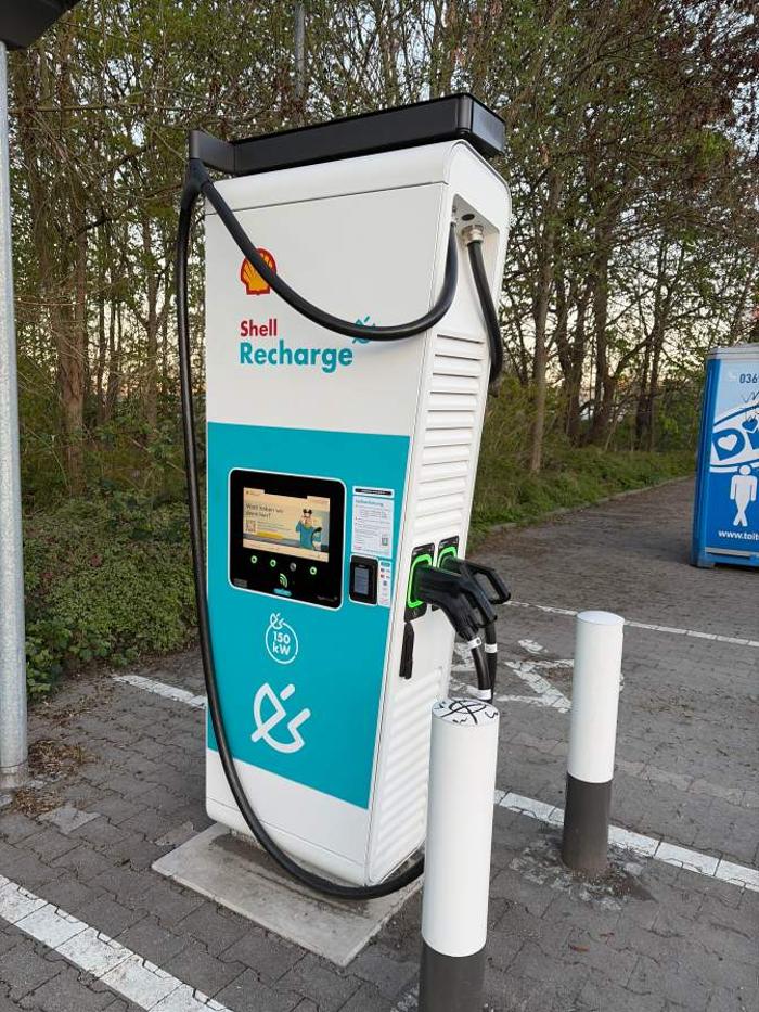 Shell Recharge Charging Station, Frankenberger Straße in Chemnitz