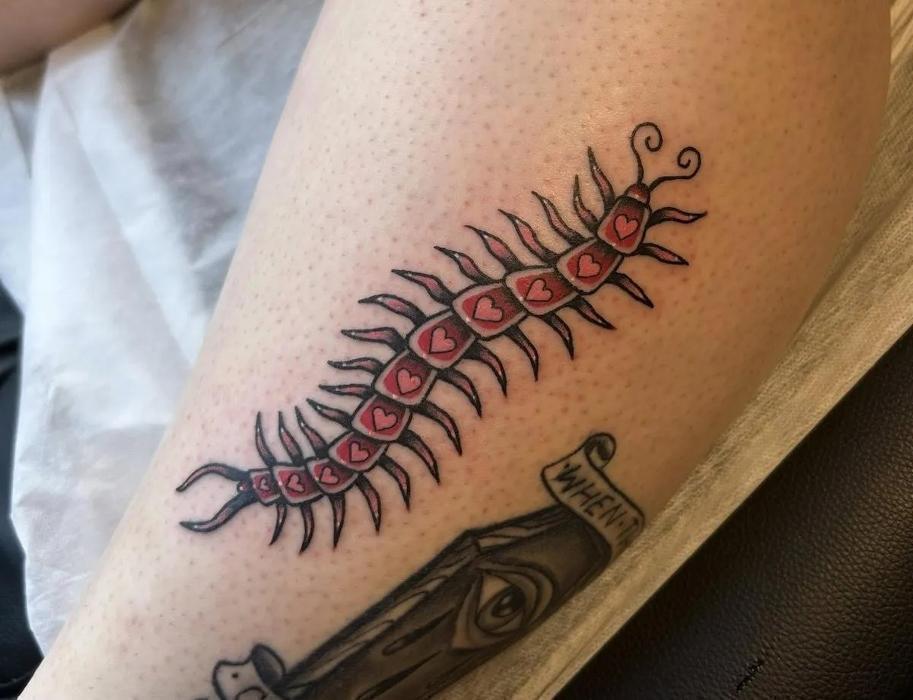 Centipede Arm Tattoo