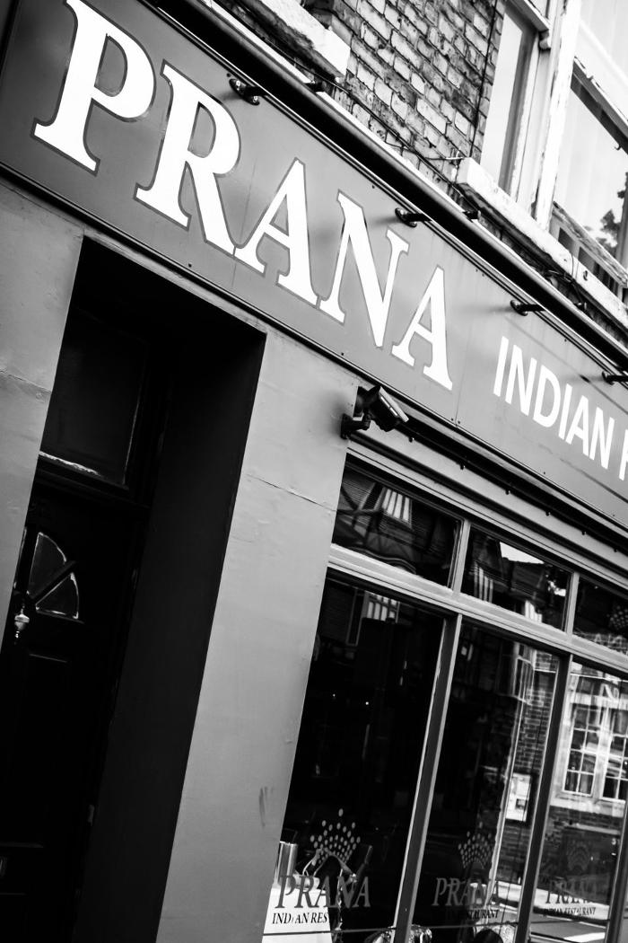 Prana Indian Restaurant Cambridge.