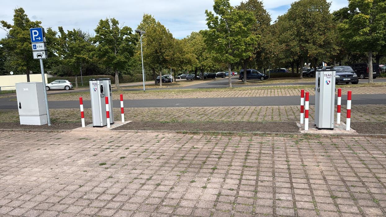 TEAG Mobil-Ladestation, Schwimmbadweg in Bad Tabarz