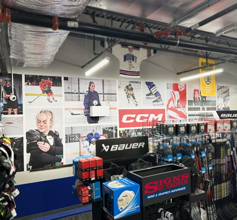 Signarama-Hockey Pro Shop Wrap