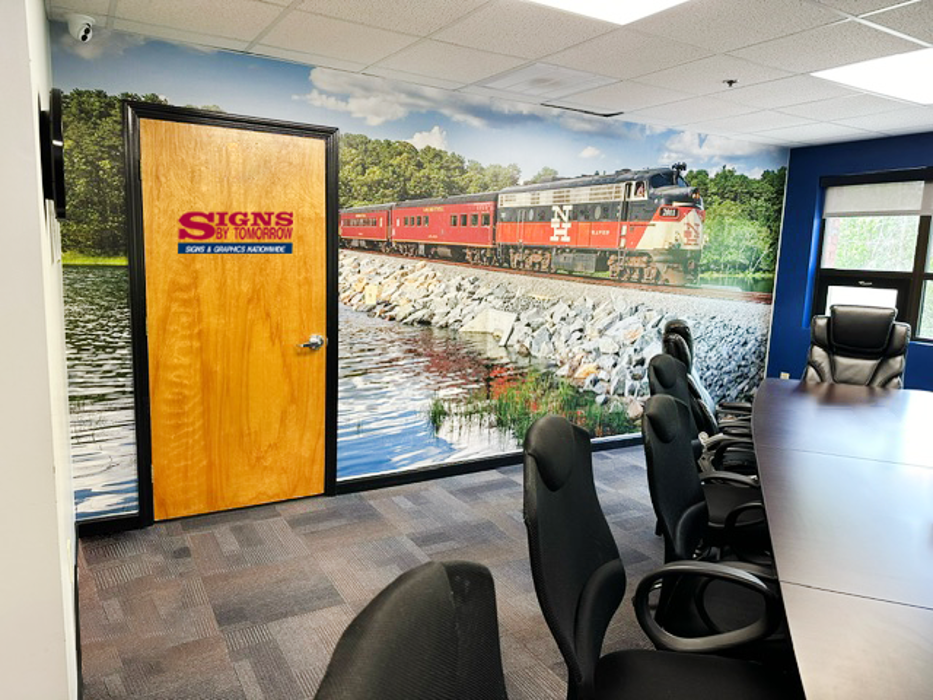 Mass Coastal Railroad Wall Wrap