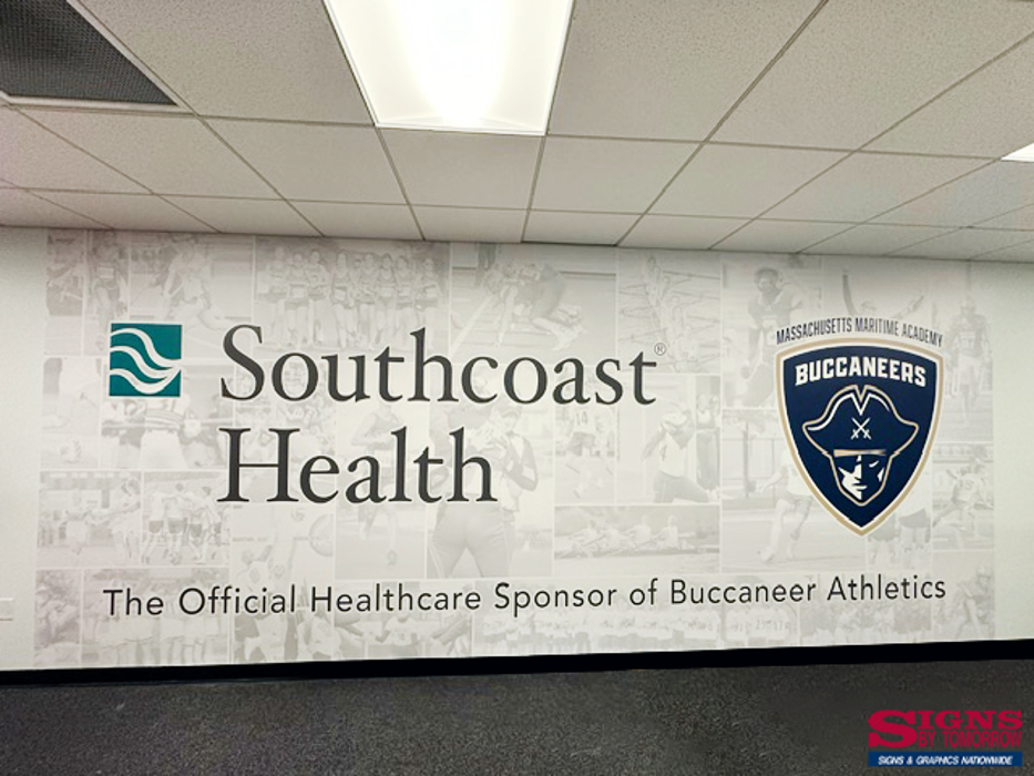 Southcoast Health-Mass Maritime Wall Wrap