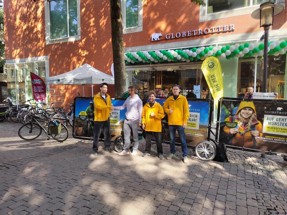 Globetrotter Münster, Windthorststraße in Münster