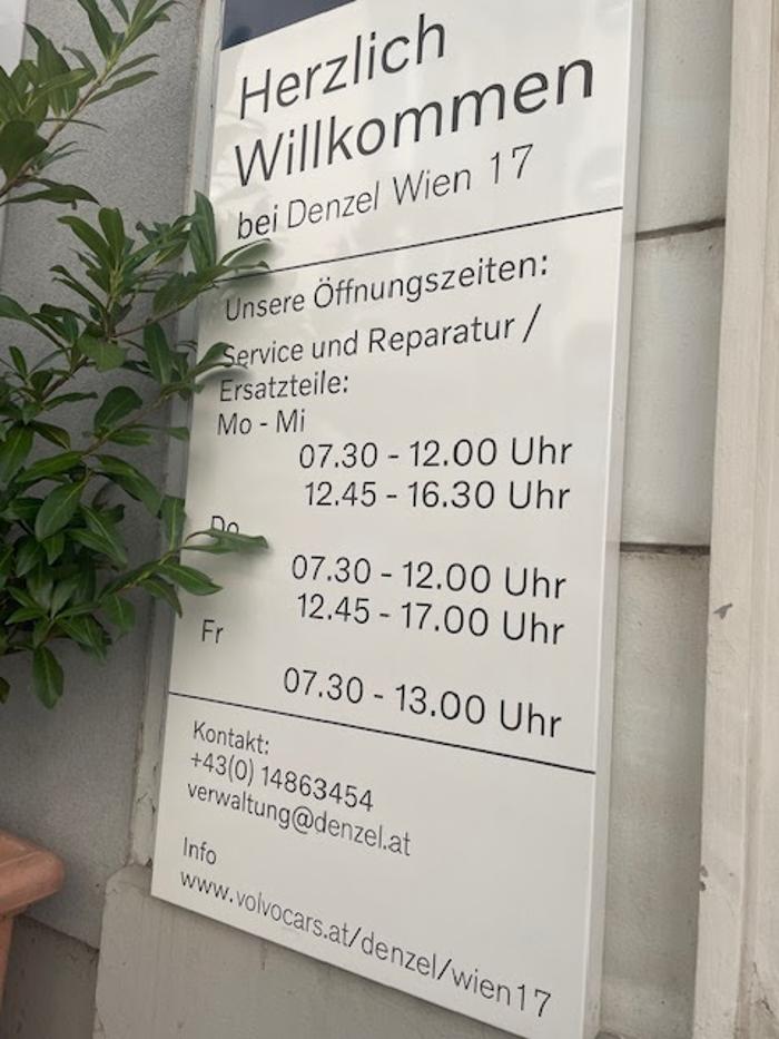 Volvo Denzel Wien 17, Ortliebgasse in Wien