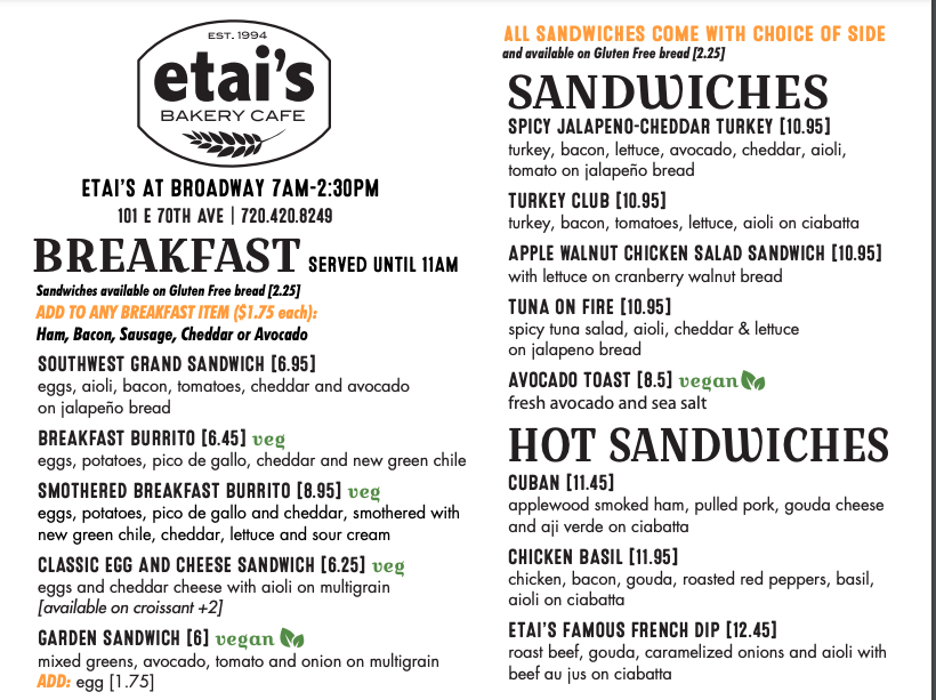 Etai's Bakery Cafe Image