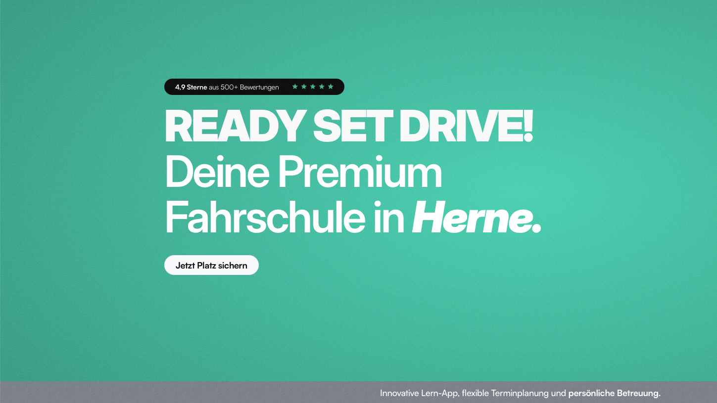 Drive ON Fahrschule, Bahnhofstraße in Herne