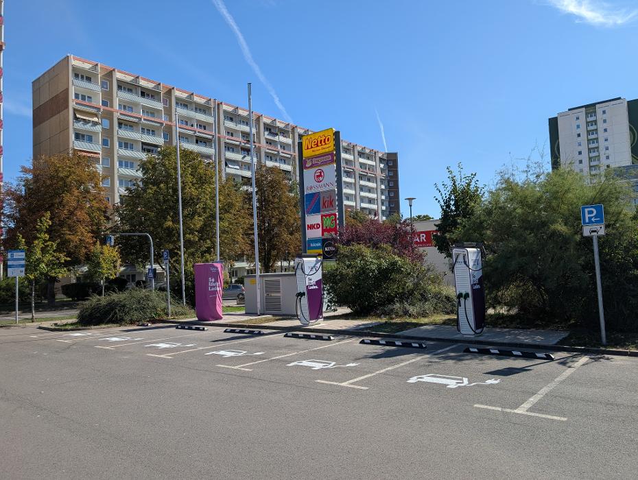 TEAG Mobil-Ladestation, Moskauer Platz in Erfurt