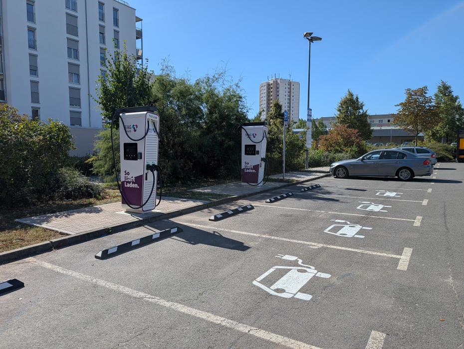 TEAG Mobil-Ladestation, Moskauer Platz in Erfurt