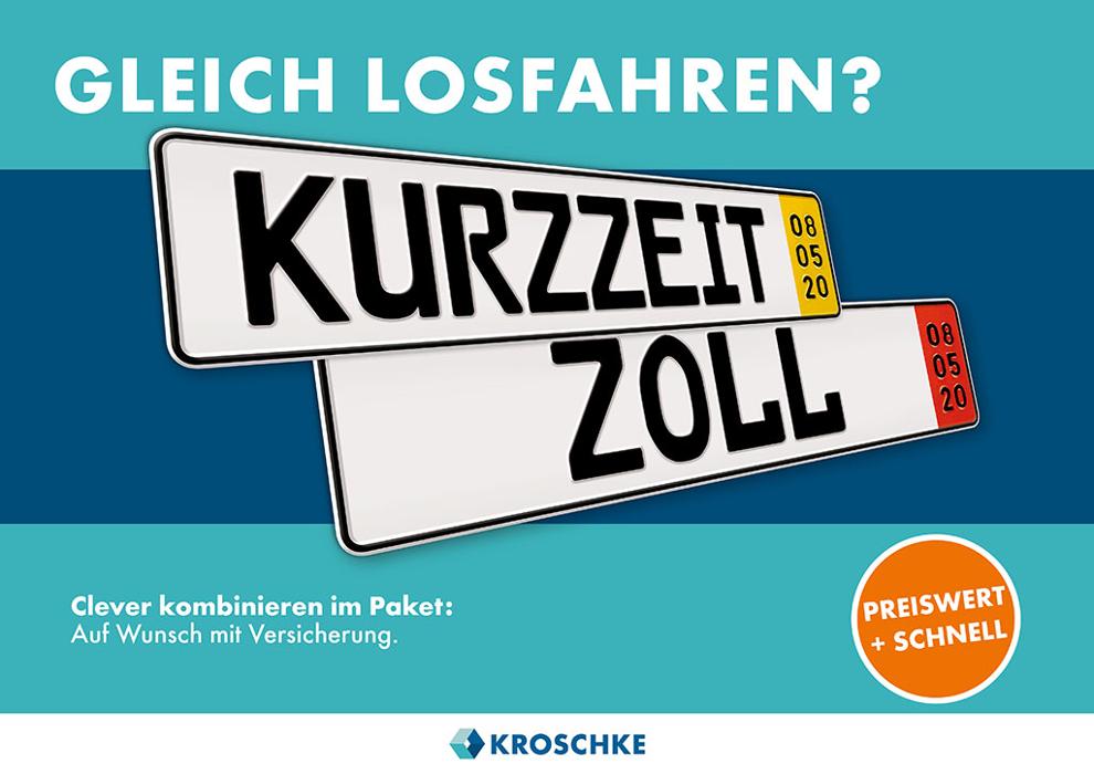 Kroschke Kfz Kennzeichen, Kantstraße in Oberhausen