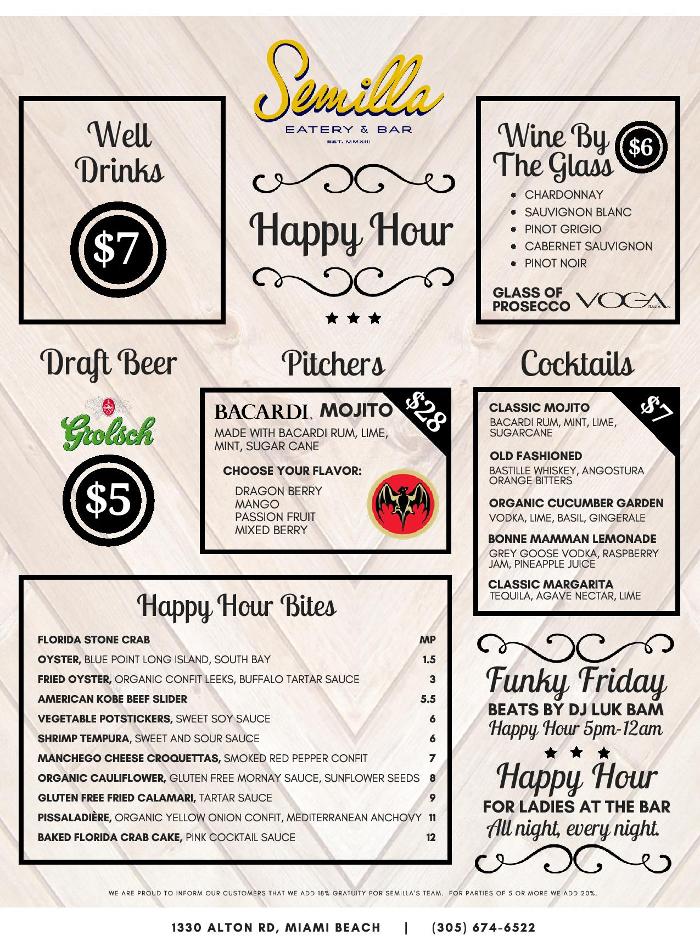 Semilla Eatery & Bar - Miami Beach, FL