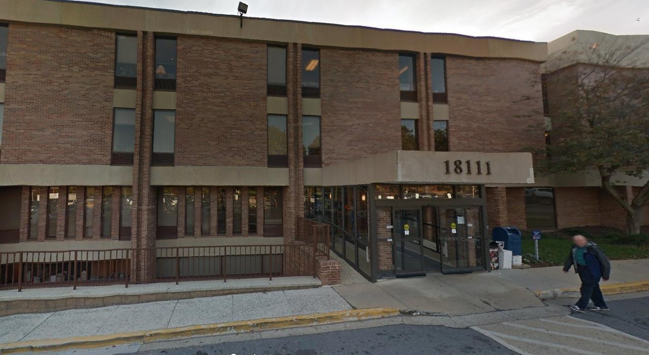 Office building (front) of Montgomery County ENT in Olney, MD