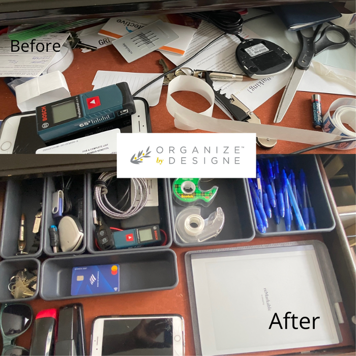 Office Desk Before and After