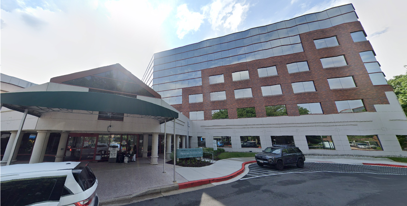 Office building (front) of ENT Associates at Baltimore, MD