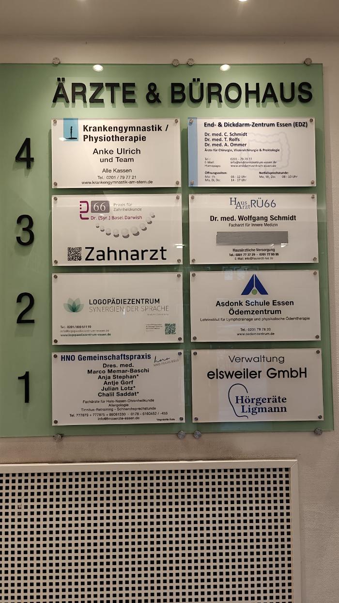 Zahnarztpraxis Rü 66 | Dr. (Syr.) Basel Darwish, Rüttenscheider Straße in Essen