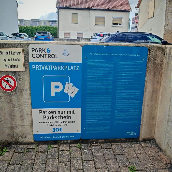 Parkplatz Burggasse 4-6, 74889 Sinsheim, Burggasse in Sinsheim