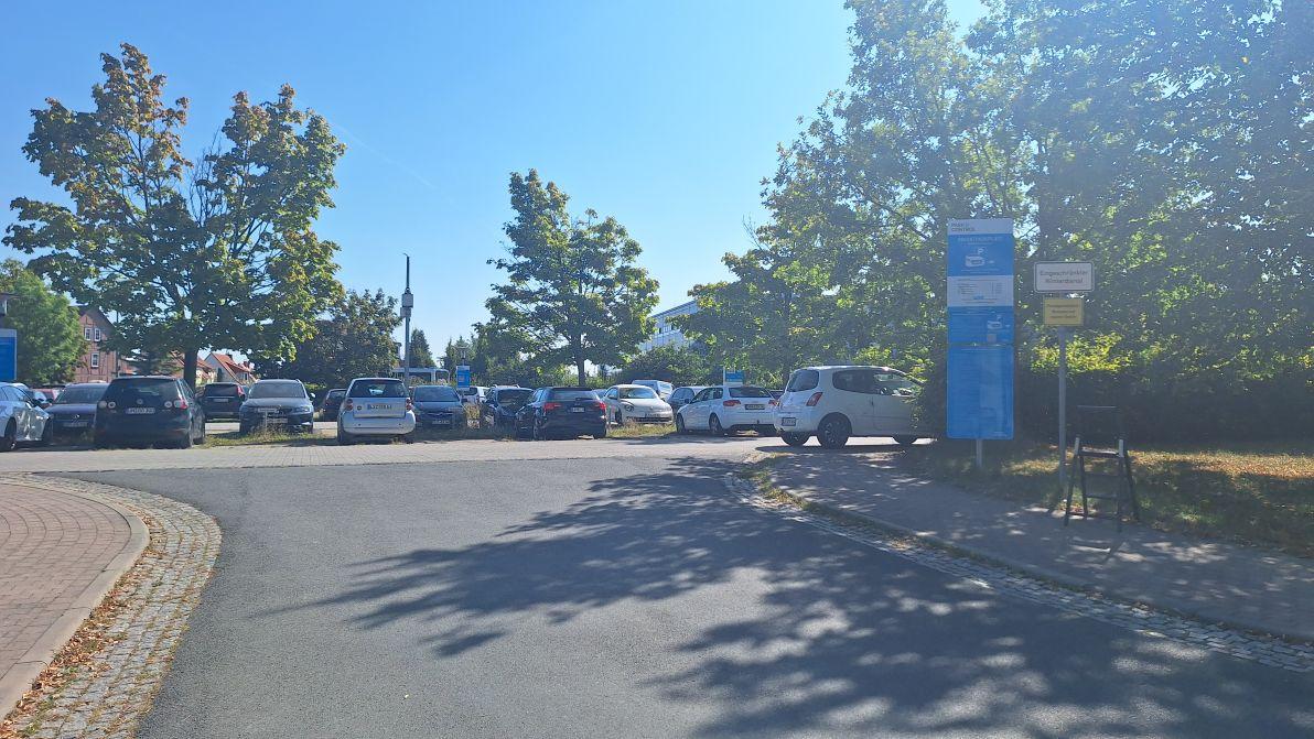 Parkplatz Kurpromenade 6-8, 99947 Bad Langensalza, Kurpromenade in Bad Langensalza