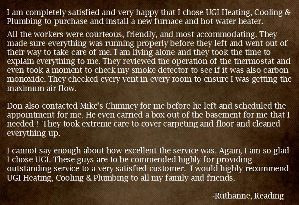 UGI Heating, Cooling & Plumbing Image