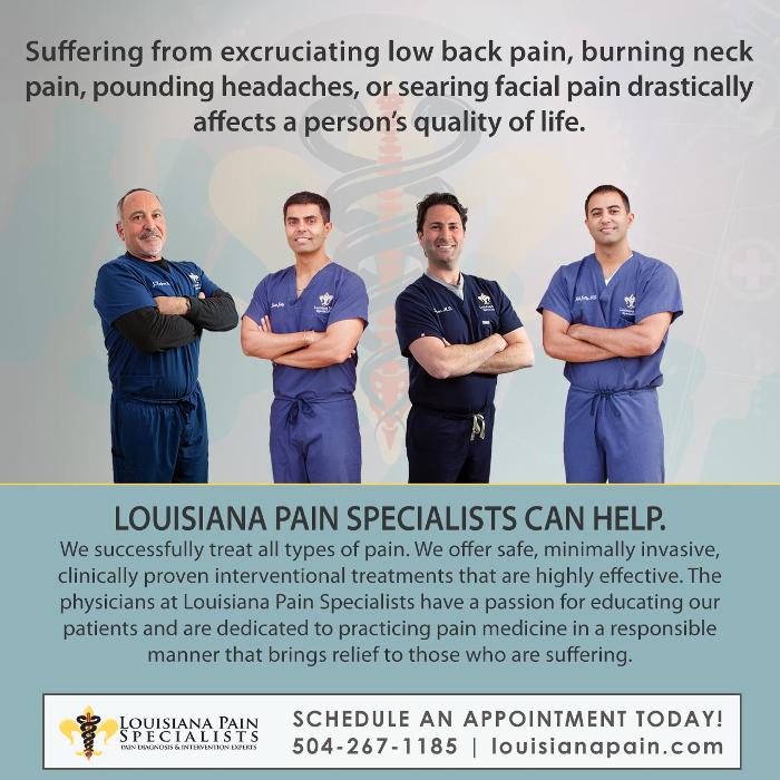 Louisiana Pain Specialists - Kenner Pain Management Clinic - Kenner, LA
