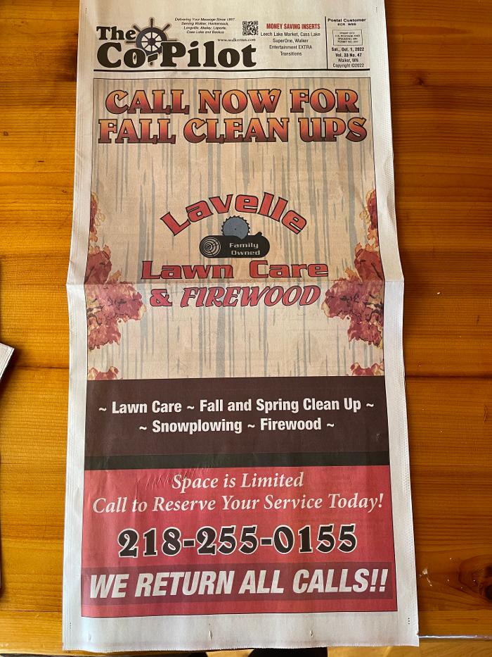 Lavelle Lawn Care and Firewood LLC Image