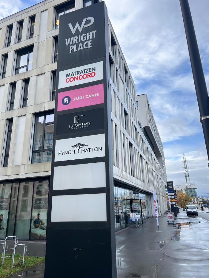 Matratzen Concord Filiale Opfikon (Glattpark), Thurgauerstrasse in Opfikon