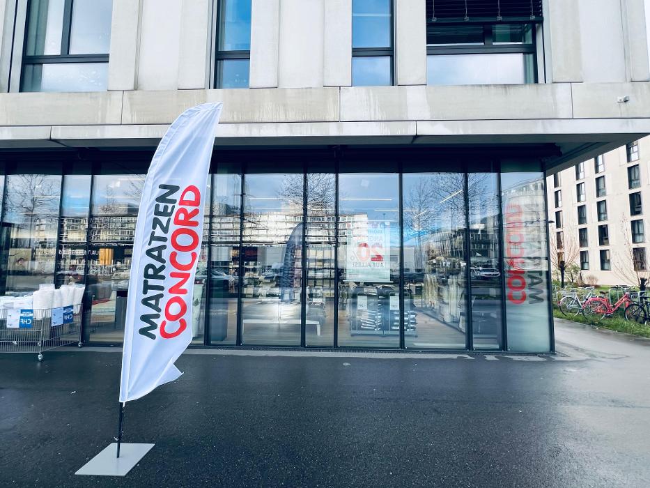 Matratzen Concord Filiale Opfikon (Glattpark), Thurgauerstrasse in Opfikon