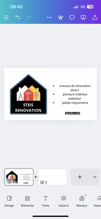 Steis Rénovation store (fournitures)