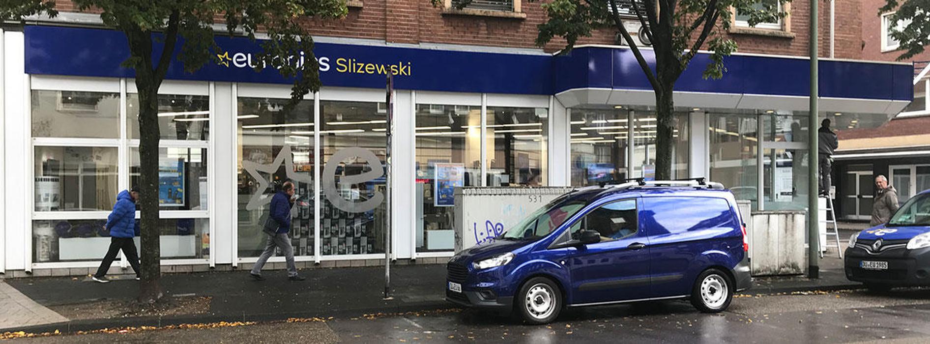 EURONICS Slizewski, Friedrich-Alfred-Straße in Duisburg