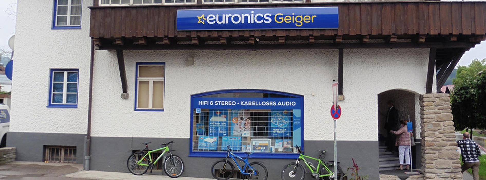 EURONICS Geiger, Bahnhofplatz in Oberstdorf