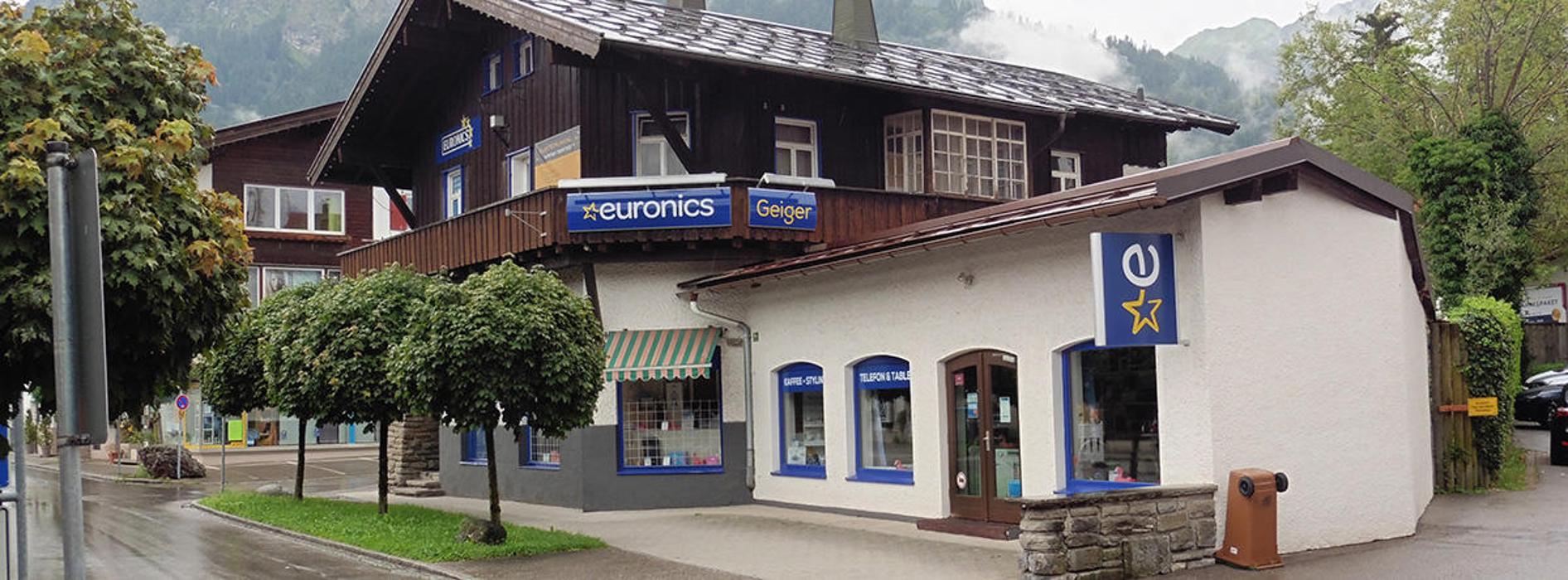 EURONICS Geiger, Bahnhofplatz in Oberstdorf