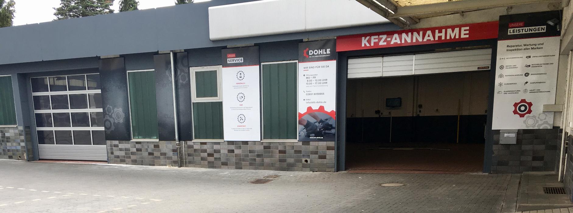 Die KFZ-MEISTERWERKSTATT Christoph Dohle, Koblenzer Straße in Mayen